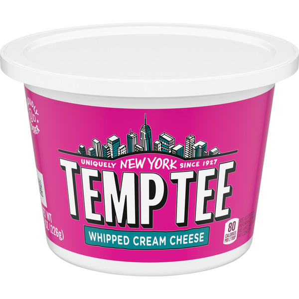 Cream Cheese & Sour Cream Temp Tee Whipped Cream Cheese hero