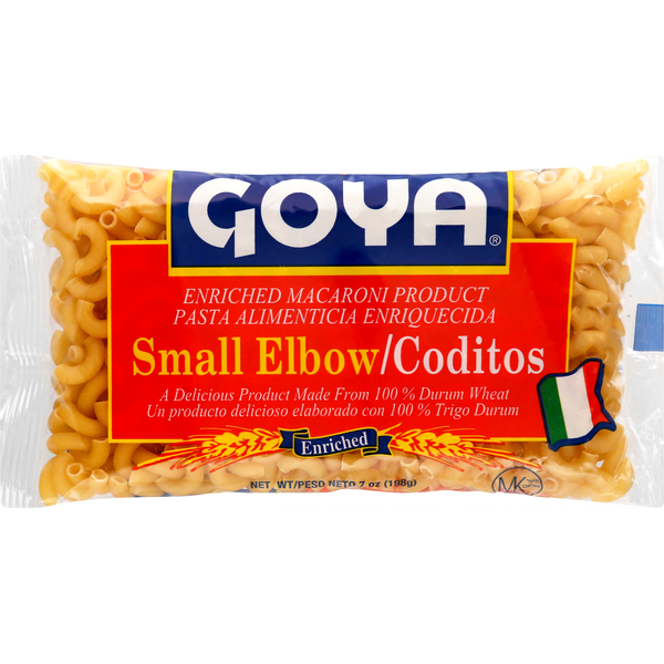 Dry Pasta Goya Elbow, Small hero