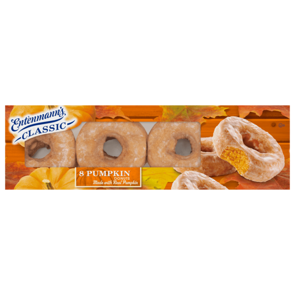 Cookies & Cakes Entenmann's Classic Pumpkin Donuts hero