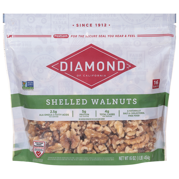 Nuts, Seeds & Dried Fruit Diamond Walnuts, Shelled hero