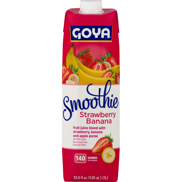 Juice & Nectars Goya Smoothie, Strawberry Banana hero