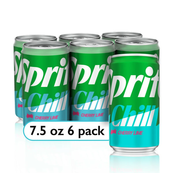 Soft Drinks Sprite ® Chill Cherry Lime Natural Flavor Soda Soft Drink Mini Cans hero