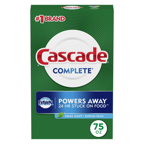 Dish Detergents Cascade Powder Dishwasher Detergent, Fresh Scent hero