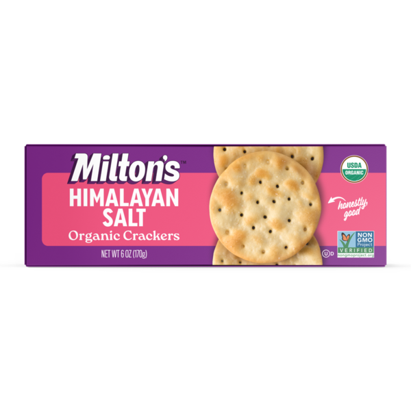 Crackers Milton's Crackers, Organic, Himalayan Salt hero