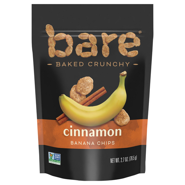 bare Banana Chips, Cinnamon, Baked Crunchy hero