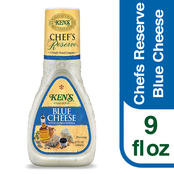 Salad Dressing & Toppings Ken's Steak House Dressing, Blue Cheese With Gorgonzola hero