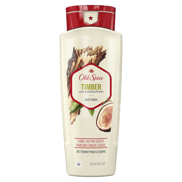 Body Lotions & Soap Old Spice Timber Body Wash, Sandalwood hero