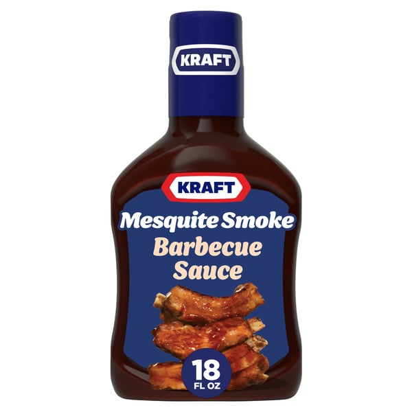 Marinades & Meat Preparation Kraft Mesquite Smoke Slow-Simmered Barbecue Sauce hero