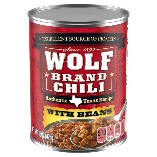 Canned Meals & Beans Wolf Brand Chili With Beans hero