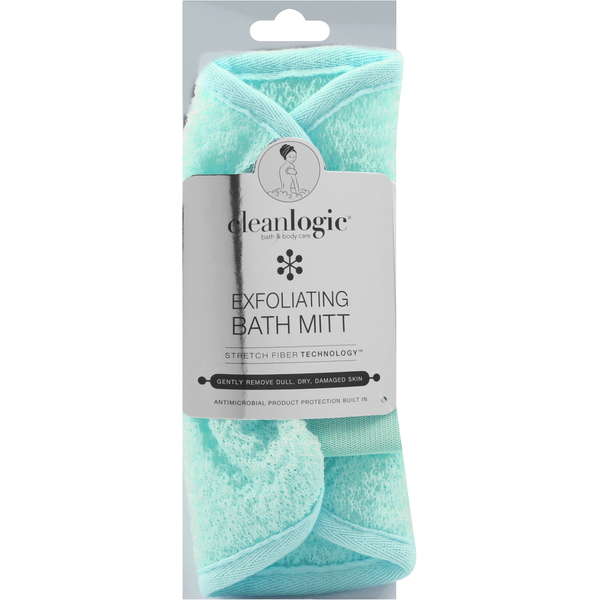 Beauty Cleanlogic Body Care Bath Mitt, Exfoliating hero