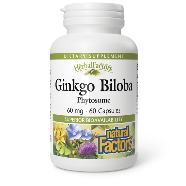 Vitamins & Supplements Natural Factors Ginkgo Biloba Phytosome hero