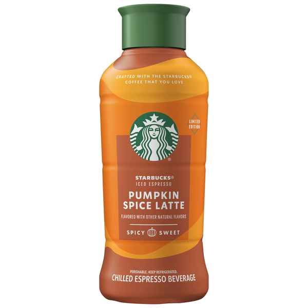 Coffee Starbucks Chilled Espresso Beverage, Pumpkin Spice Latte hero