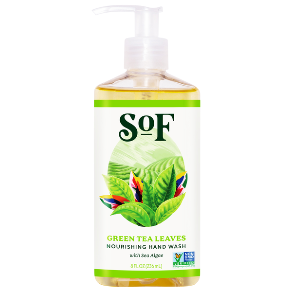 Body Lotions & Soap SoF Hand Wash, Nourishing, Green Tea Leaves hero