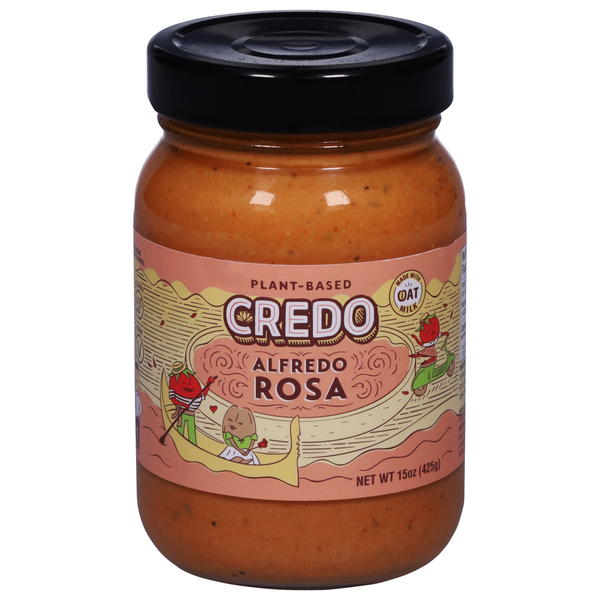 Credo Alfredo, Plant-Based, Rosa hero