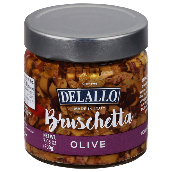 Packaged Cheese DeLallo Olive, Bruschetta hero