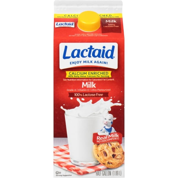 Soy & Lactose-Free Lactaid Whole Milk Calcium Enriched hero