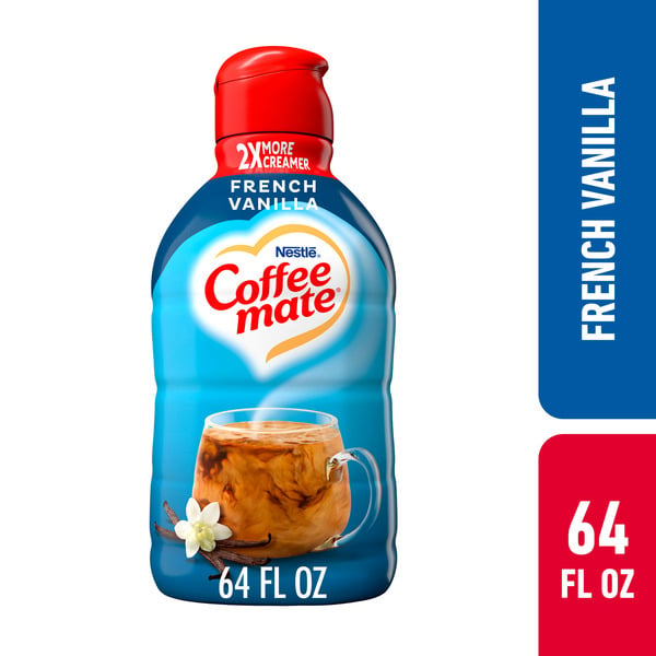 Holiday Items Coffee mate French Vanilla Liquid Coffee Creamer hero