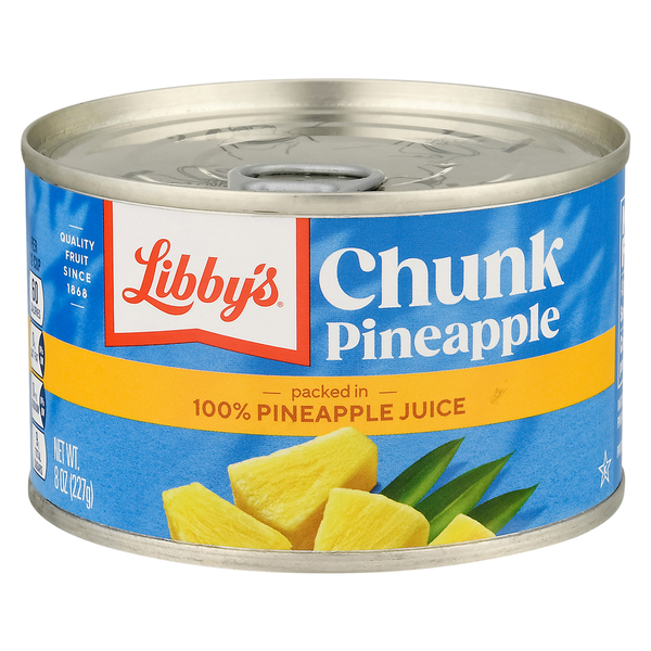 Canned Fruit & Applesauce Libby's Pineapple, Chunk hero