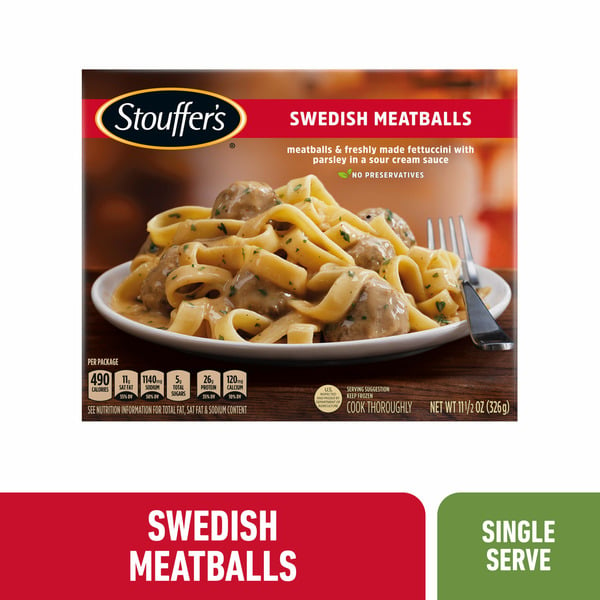 Frozen Meals Stouffer's Swedish Meatballs hero