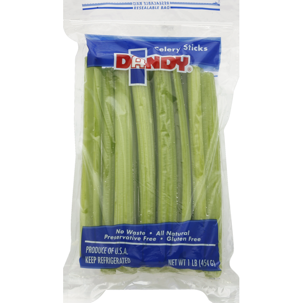 Packaged Vegetables & Fruits Dandy Celery Sticks hero