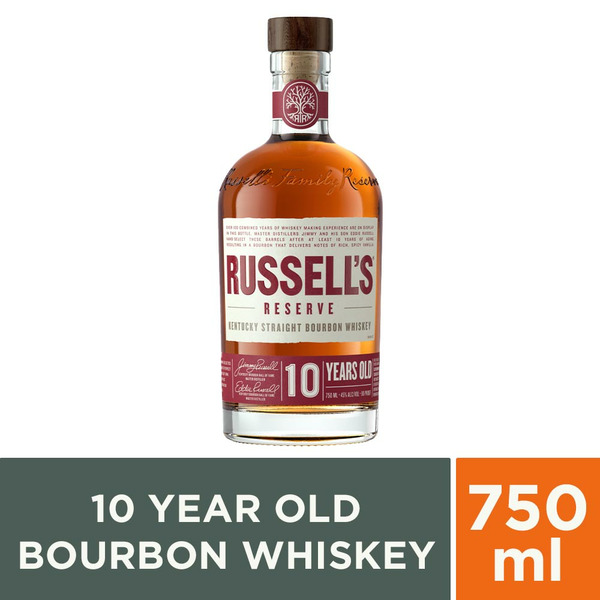 Whiskey Russell's Reserve 10 Year Old Bourbon hero