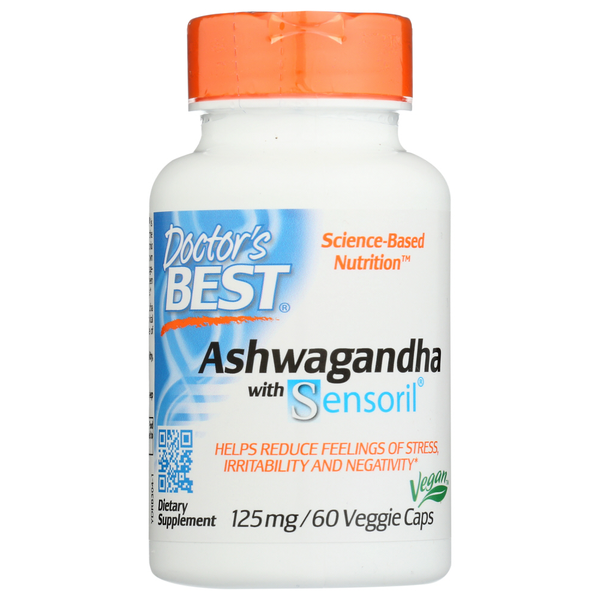 Stress & Sleep Aids Doctor’s Best Ashwagandha Sensoril 125 Mg hero