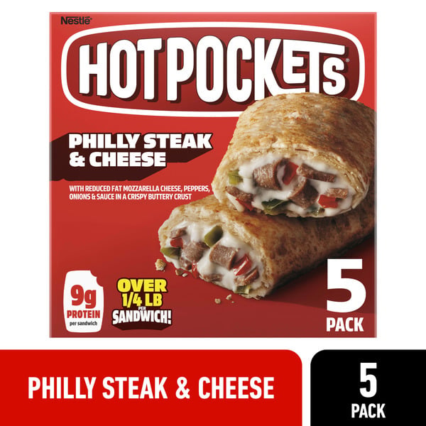 Frozen Meals Hot Pockets Philly Steak And Cheese Frozen Sandwiches hero