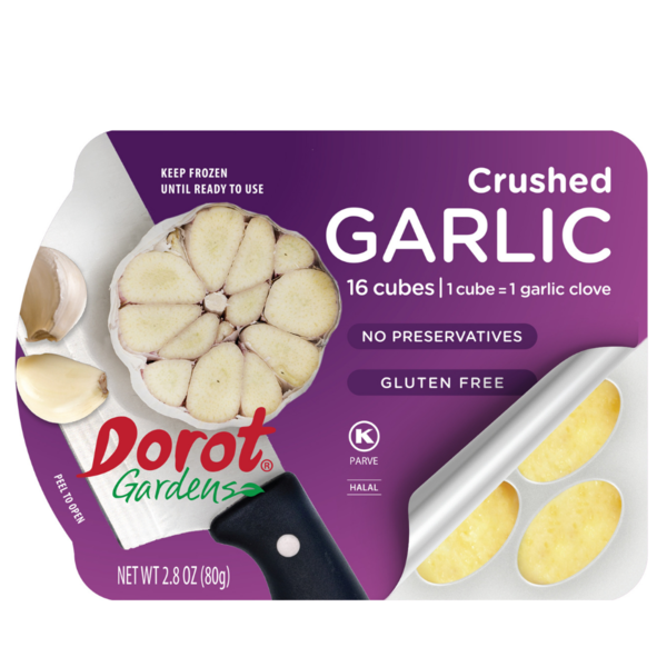 Frozen Produce Dorot Gardens Crushed Garlic hero