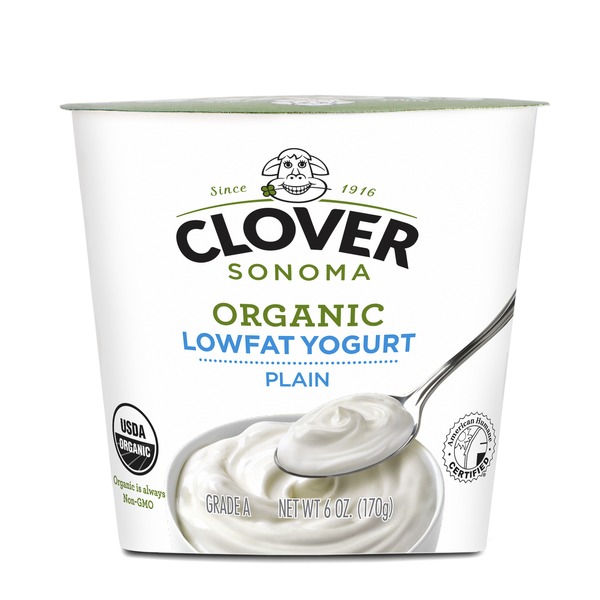 Yogurt Clover Sonoma Organic Lowfat Plain Yogurt hero