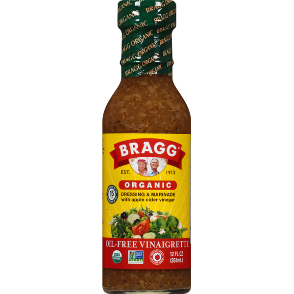 Salad Dressing & Toppings Bragg Vinaigrette, Organic, Oil-Free hero