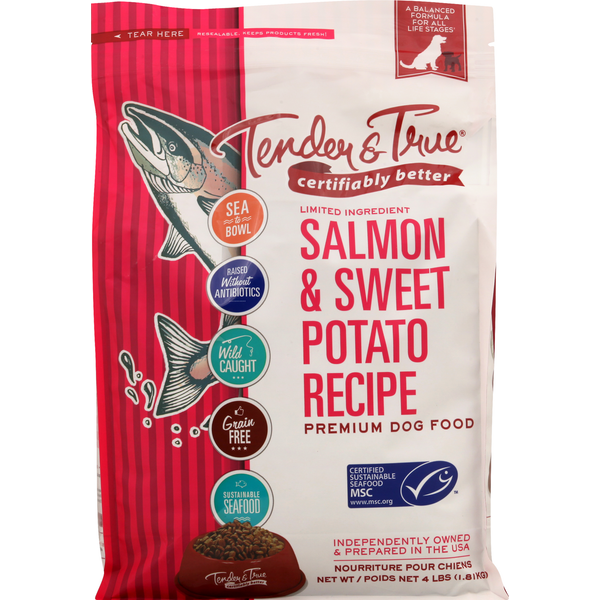 Dog Food & Care Tender & True Dog Food, Premium, Salmon & Sweet Potato Recipe hero