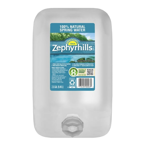 Water, Seltzer & Sparkling Water Zephyrhills Natural Florida Spring Water hero