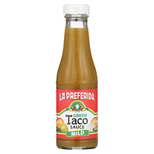 Latino Foods La Preferida MILD Green Taco Sauce, Taqueria Style hero