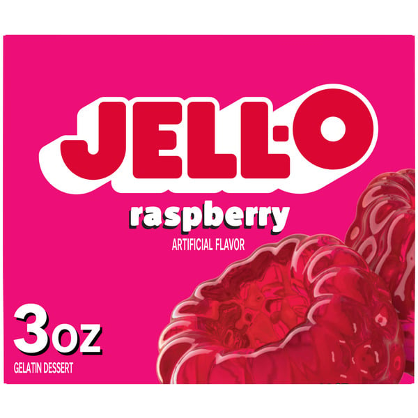 Doughs, Gelatins & Bake Mixes Jell-O Raspberry Gelatin Dessert Mix hero