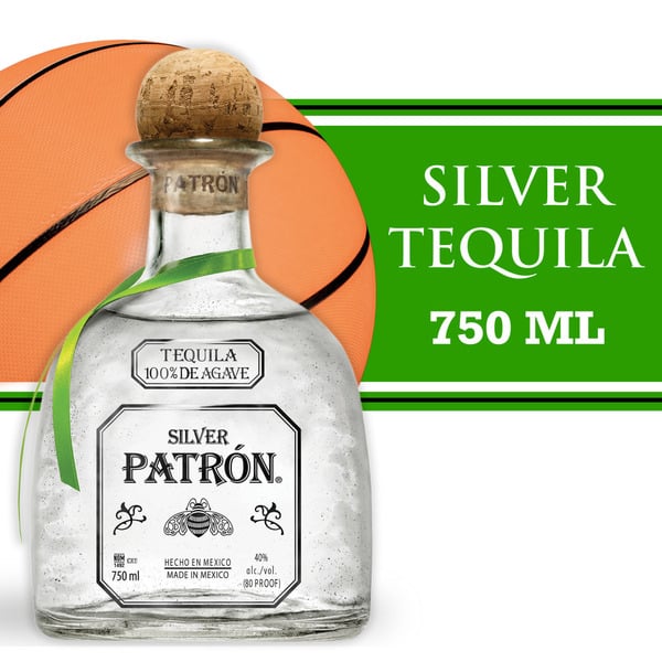 Tequila Patrón Silver Tequila 100% De Agave hero