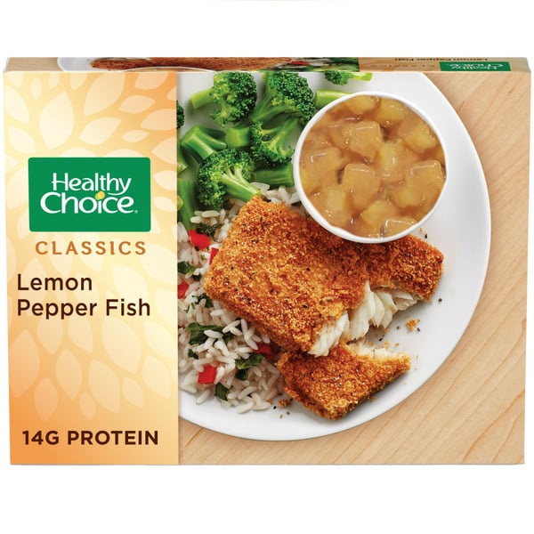 Frozen Meals Healthy Choice Classics Lemon Pepper Fish Frozen Meal hero