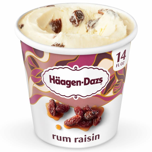 Ice Cream & Toppings Haagen-Dazs Rum Raisin Ice Cream hero