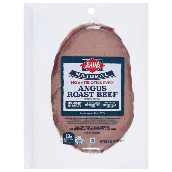 Meat Counter Dietz & Watson Roast Beef, Angus hero