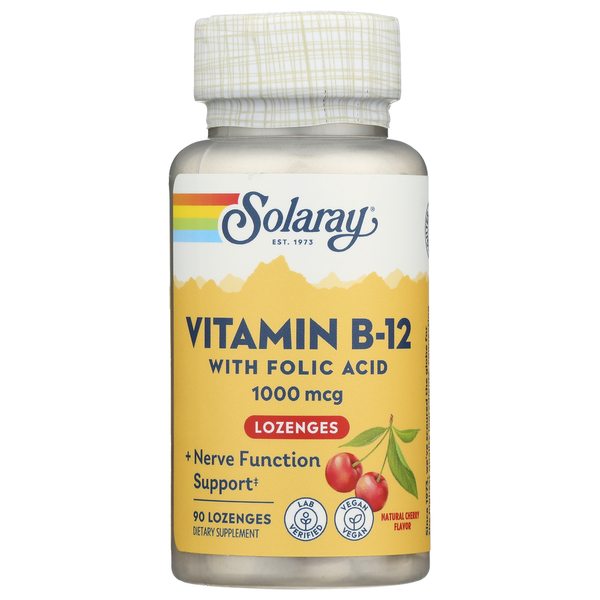 Vitamins & Minerals Solaray Vitamin B-12 hero