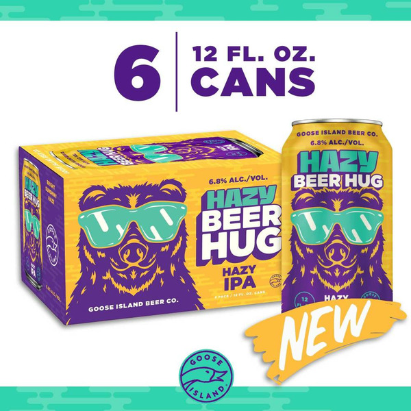 Craft Goose Island Hazy Beer Hug IPA Craft Beer hero