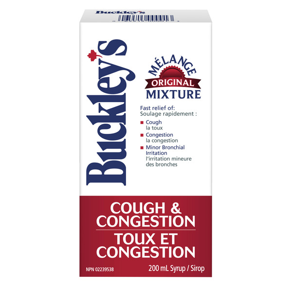 Cold, Flu & Allergy Buckley's Liquids Cough & Congestion Syrup hero