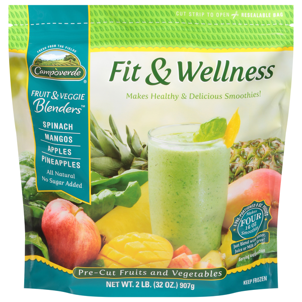 Frozen Dessert Campoverde Fruits and Vegetables, Pre-Cut, Fit & Wellness hero