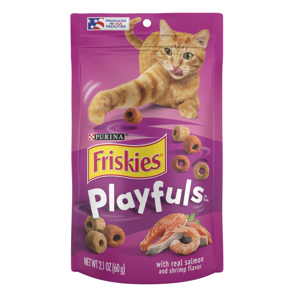 Cat Food Purina Friskies Playfuls With Salmon and Shrimp Flavor Cat Treats hero