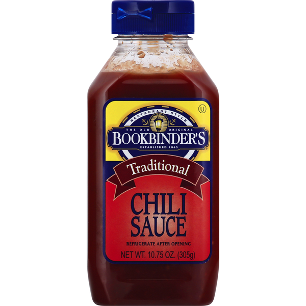 Condiments Bookbinder's Chili Sauce, Traditional hero