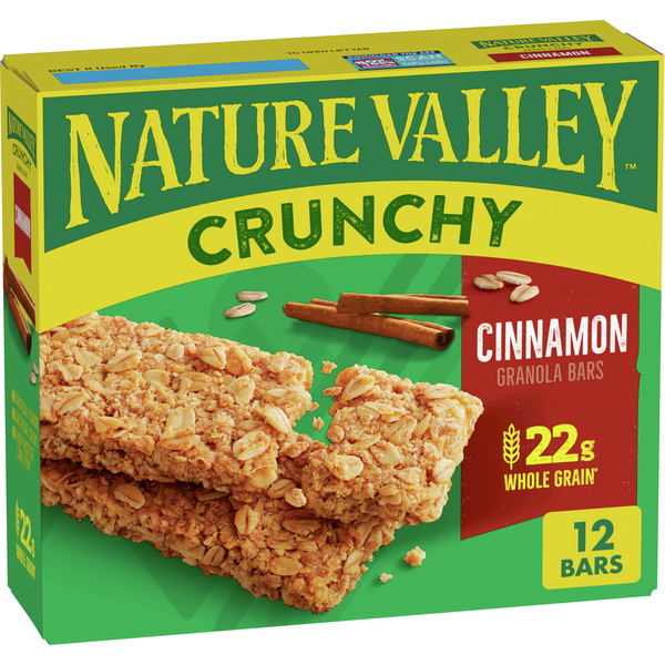 Energy & Granola Bars Nature Valley Cinnamon Crunchy Granola Bars hero