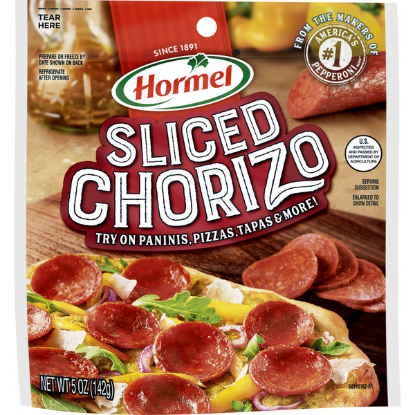 HORMEL Pepperoni Hormel Sliced Chorizo Pillow Pack hero