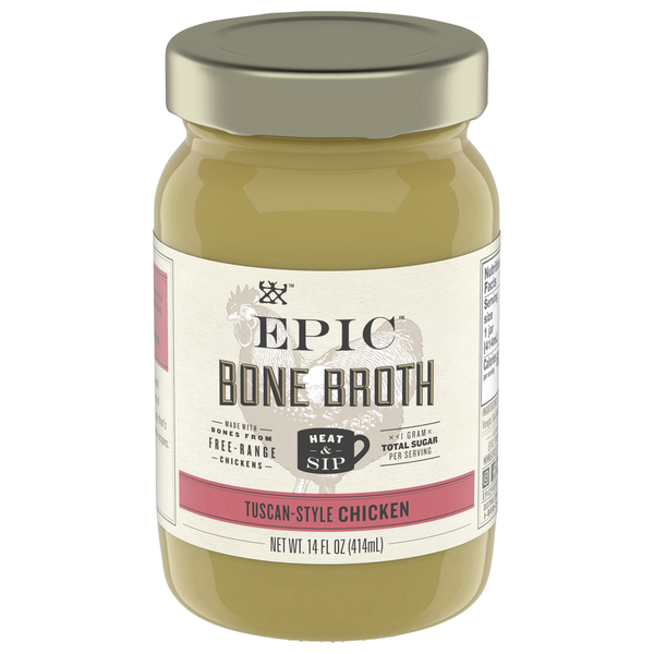 Soup, Broth & Bouillon EPIC Bone Broth, Tuscan-Style Chicken hero