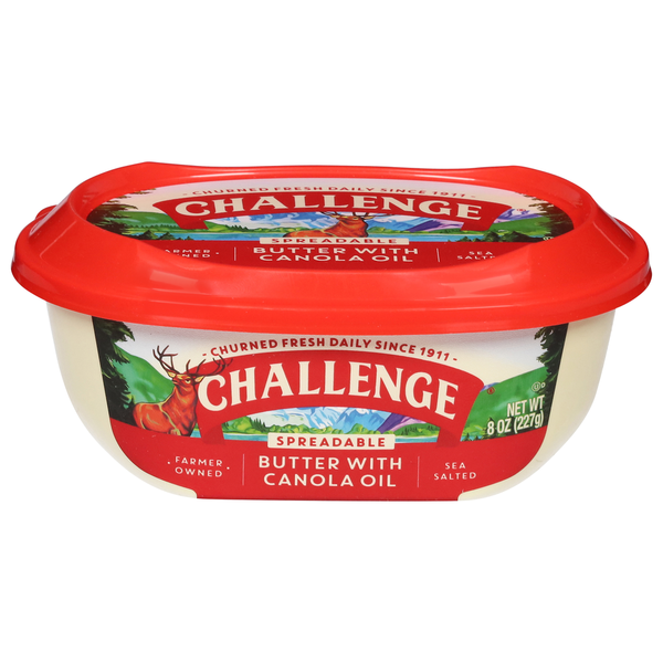 Butter Challenge Butter, with Canola Oil, Sea Salted, Spreadable hero