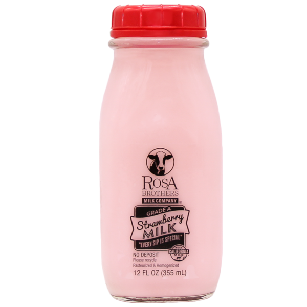 Milk Rosa Brothers Milk Co. Strawberry Flavored Milk hero