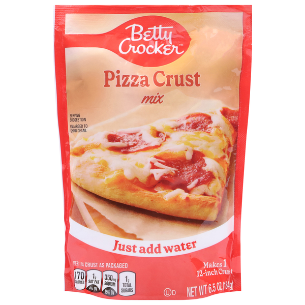 Baking and Gelatin Mixes Betty Crocker Pizza Crust Mix hero